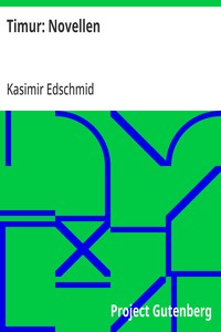 Cover of Timur: Novellen