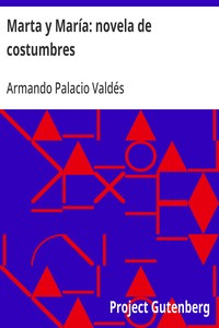 Cover of Marta y María: novela de costumbres