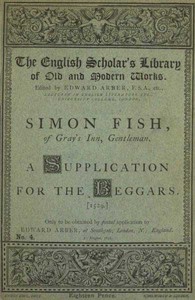 Cover of A Supplication for the Beggars