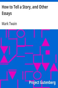 Cover of How to Tell a Story, and Other Essays