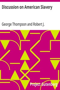 Cover of Discussion on American Slavery