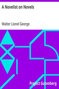 Cover of A Novelist on Novels
