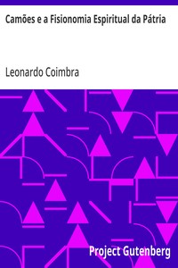 Cover of Camões e a Fisionomia Espiritual da Pátria