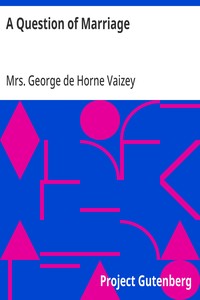 Cover of A Question of Marriage