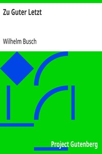 Cover of Zu Guter Letzt