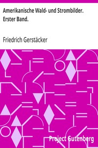 Cover of Amerikanische Wald- und Strombilder. Erster Band.