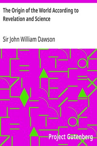 Cover of The Origin of the World According to Revelation and Science
