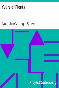 Cover of Years of Plenty