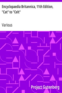 Cover of Encyclopaedia Britannica, 11th Edition, "Cat" to "Celt" Volume 5, Slice 5