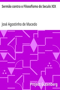 Cover of Sermão contra o Filosofismo do Seculo XIX
