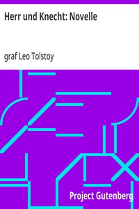 Cover of Herr und Knecht: Novelle