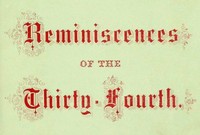 Cover of Reminiscences of the Thirty-Fourth Regiment, Mass. Vol. Infantry