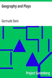 Cover of Geography and Plays