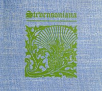 Cover of Stevensoniana Being a Reprint of Various Literary and Pictorial Miscellany Associated with Robert Louis Stevenson, the Man and His Work