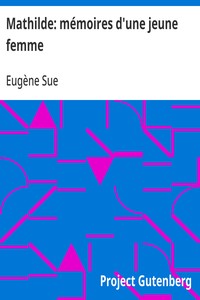 Cover of Mathilde: mémoires d'une jeune femme