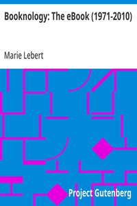 Cover of Booknology: The eBook (1971-2010)