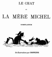 Cover of Le chat de la mère Michel: Complainte