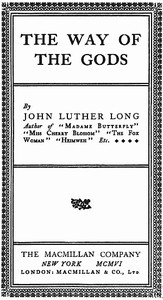 Cover of The Way of the Gods
