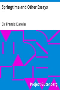 Cover of Springtime and Other Essays