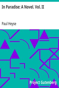 Cover of In Paradise: A Novel. Vol. II