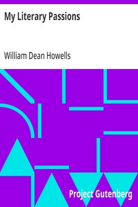 Cover of My Literary Passions