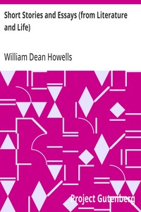 Cover of Short Stories and Essays (from Literature and Life)