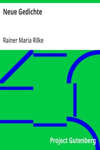 Cover of Neue Gedichte
