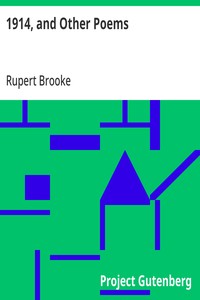 Cover of 1914, and Other Poems