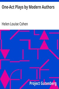 Cover of One-Act Plays by Modern Authors