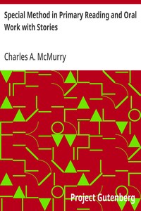 Cover of Special Method in Primary Reading and Oral Work with Stories