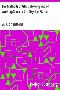 Cover of The Methods of Glass Blowing and of Working Silica in the Oxy-Gas Flame For the use of chemical and physical students