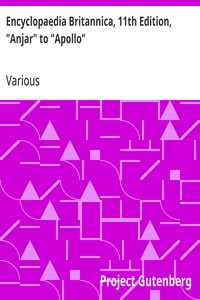 Cover of Encyclopaedia Britannica, 11th Edition, "Anjar" to "Apollo" Volume 2, Slice 2