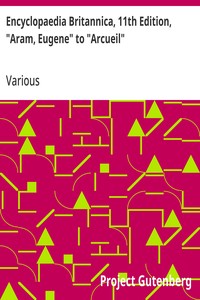 Cover of Encyclopaedia Britannica, 11th Edition, "Aram, Eugene" to "Arcueil" Volume 2, Slice 4