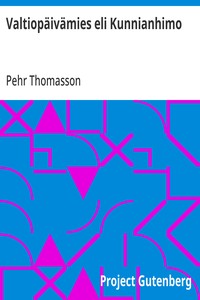 Cover of Valtiopäivämies eli Kunnianhimo