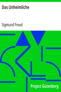 Cover of Das Unheimliche