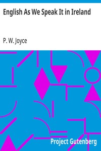 Cover of English As We Speak It in Ireland