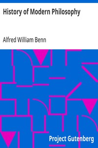 Cover of History of Modern Philosophy