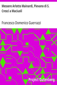 Cover of Messere Arlotto Mainardi, Pievano di S. Cresci a Maciuoli