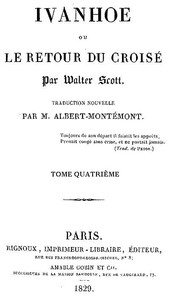 Cover of Ivanhoe (4/4) Le retour du croisé