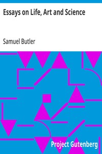 Cover of Essays on Life, Art and Science
