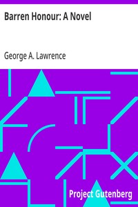 Cover of Barren Honour: A Novel