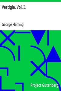 Cover of Vestigia. Vol. I.