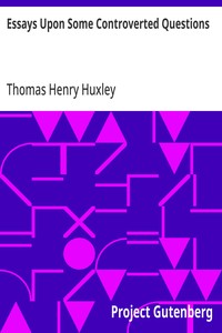 Cover of Essays Upon Some Controverted Questions