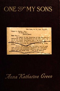 Cover of One of My Sons