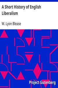 Cover of A Short History of English Liberalism