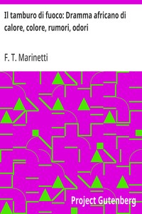 Cover of Il tamburo di fuoco: Dramma africano di calore, colore, rumori, odori