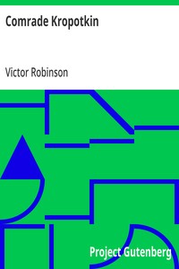 Cover of Comrade Kropotkin
