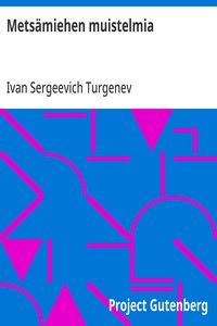 Cover of Metsämiehen muistelmia