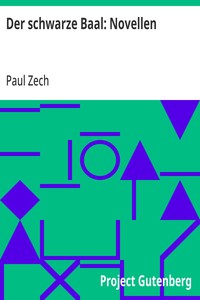 Cover of Der schwarze Baal: Novellen