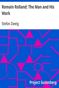 Cover of Romain Rolland: The Man and His Work